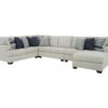 Signature Design By Ashley Lowder Stone 5-Piece Sectional With Right-Facing Chaise -Furniture Series Sales combo870013