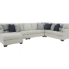 Signature Design By Ashley Lowder Stone 5-Piece Sectional With Left-Facing Chaise